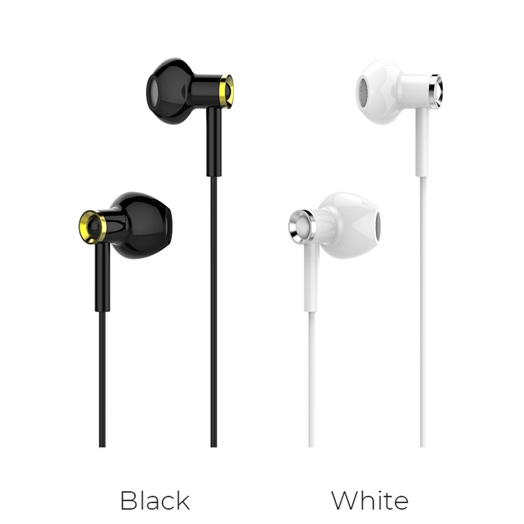 HOCO M47 Canorous Universal 3.5mm Wired In-ear Headphone with Mic for iPhone Samsung, etc - Black-6