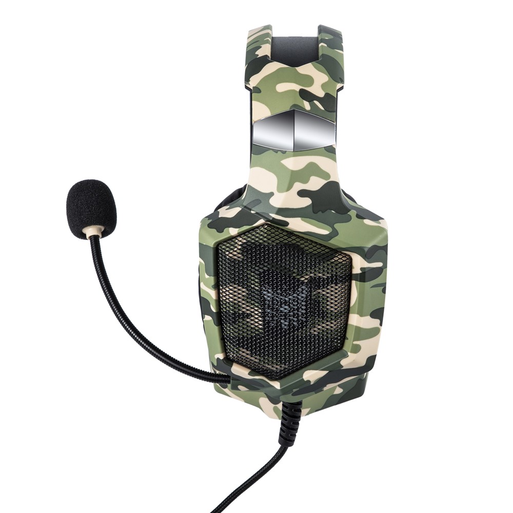 ONIKUMA K8 Camouflage Omnidirectional MIC USB Gaming Headset Wired Headphone - Green-15