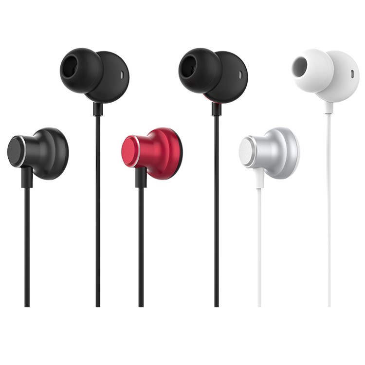 HOCO M44 Magic Sound Universal 3.5mm Wired Earphones with Microphone - Red-3