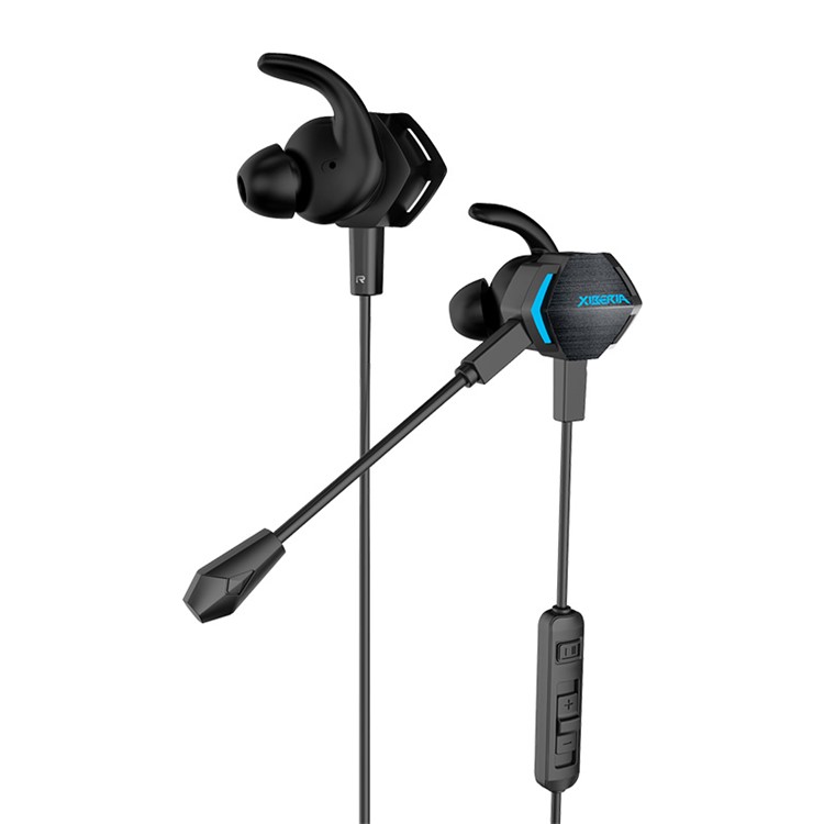 XIBERIA MG-2 Sweatproof Vibration Gaming Earphone  with Detachable Microphone In-ear Corded Headsets-3