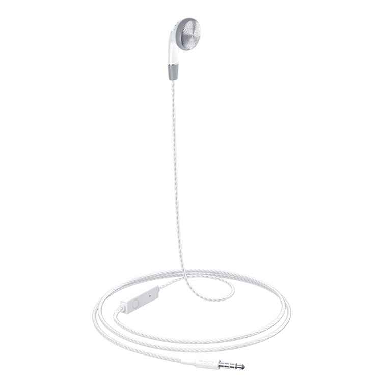 HOCO M61 Solo 3,5 Mm Oído Auricular Atado Con Alambre Con 1,2 M Mic - Blanco-1