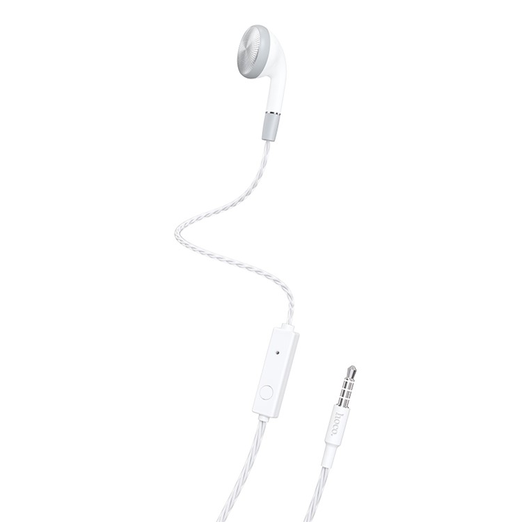 HOCO M61 Solo 3,5 Mm Oído Auricular Atado Con Alambre Con 1,2 M Mic - Blanco-2