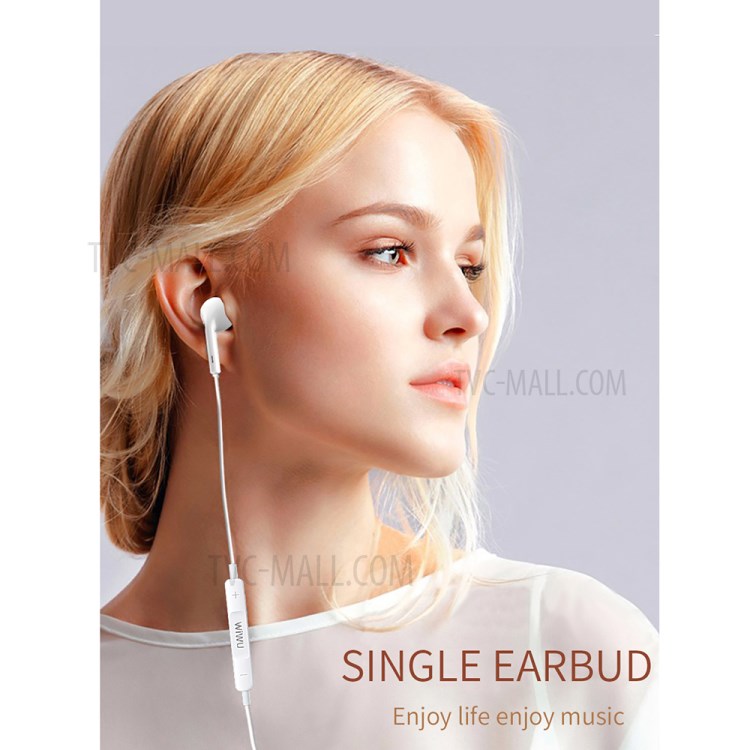 WIWU Auricolari Singolo Trasduttore 303 MFI Fulmine Certificato 8pin In-linea Di Controllo-10