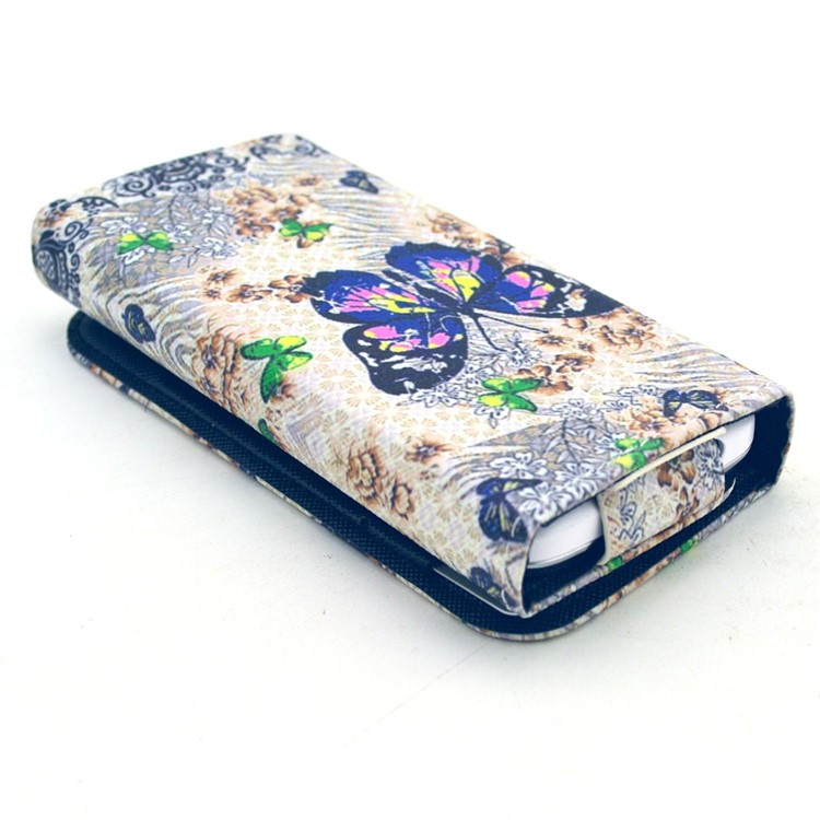 Charming Butterfly Leather Case Pouch for iPhone 6 6s / Samsung A3 S4 / LG G2, Size: 13.8 x 7 x 1.5cm-7