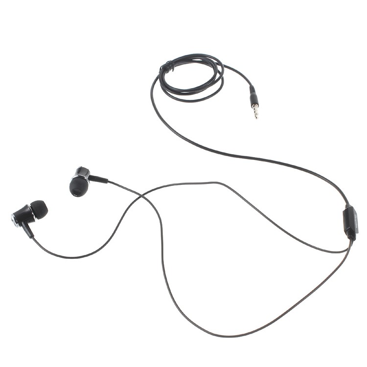 Écouteur intra-auriculaire LANGSTON R21 3.5mm avec microphone pour iPhone Samsung Sony - Noir-3