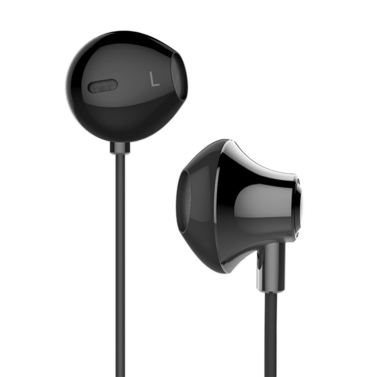

USAMS Enjoy Series Alloy Shell Earphone for iPhone Samsung - Grey