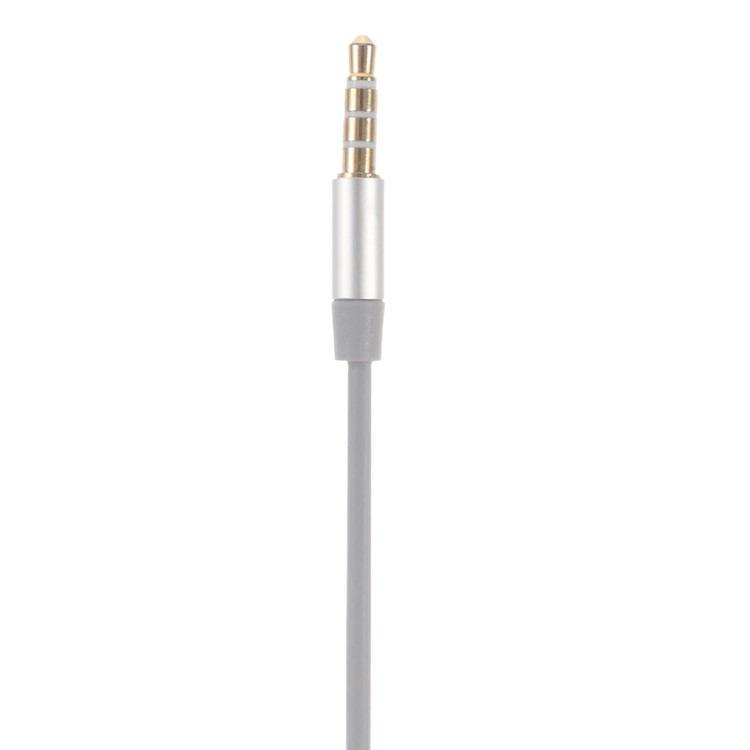 3.5mm In-ear Earphone with Remote and Microphone - Grey-2