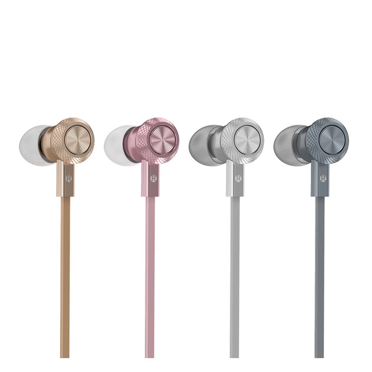 HOCO M7 Metal Wired In-ear Earphone with Remote Control for iPhone Samsung - Silver Color-3
