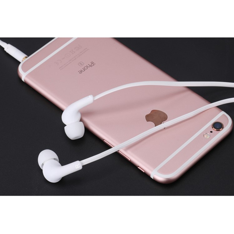 USAMS Leo Serie 3,5 Mm In-Ear-Stereo-Flat-Style Verdrahteter Kopfhörer Mit Mikrofon Für Iphone / Ipad / Samsung (1,2 M) - Weiß-7
