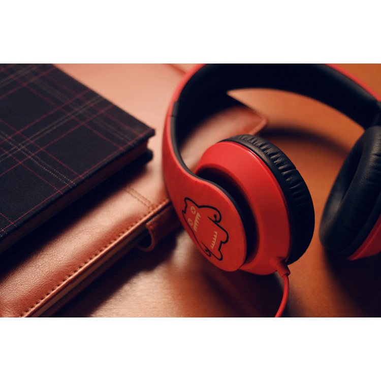 MEKICULTURE Zombies Cat Wired Earphone Stereo Over-ear Headphone with Mic-11