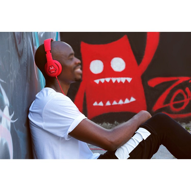 MEKICULTURE Zombies Cat Wired Earphone Stereo Over-ear Headphone with Mic-17