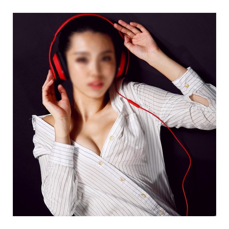 MEKICULTURE Zombies Cat Wired Earphone Stereo Over-ear Headphone with Mic-21