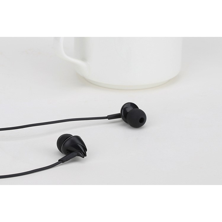 ROCK Y1 Stereo In-ear HiFi Earphone with Remote Control - Black-3
