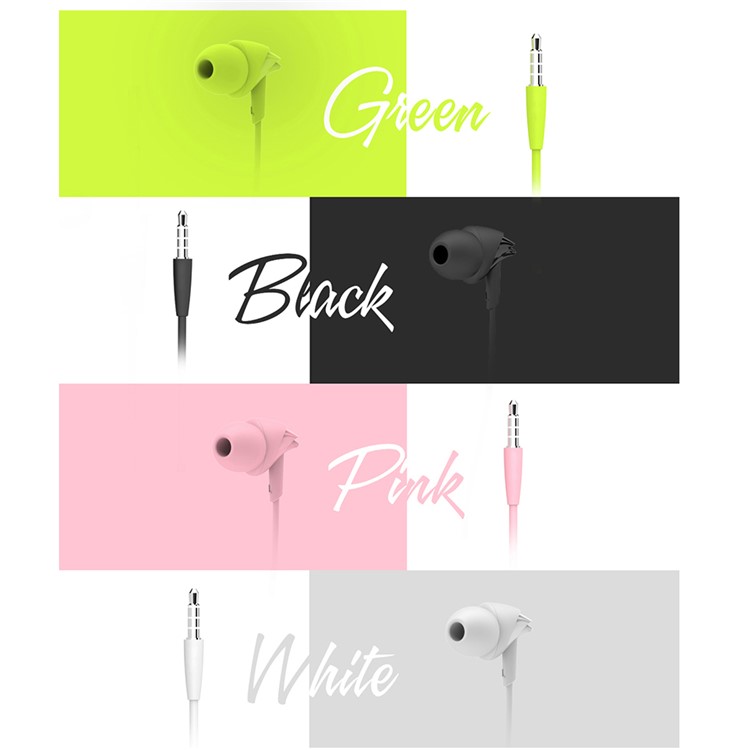 ROCK Y1 Stereo In-ear HiFi Earphone with Remote Control - Black-6