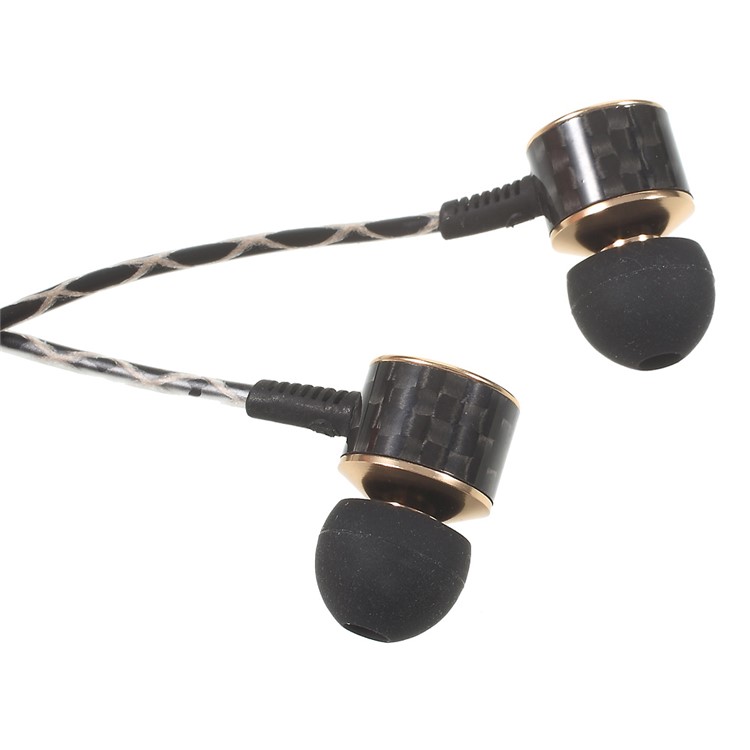 FSHANG E-830S Ultra Light Carbon Fiber In-ear 3.5mm Earphone with Mic-4
