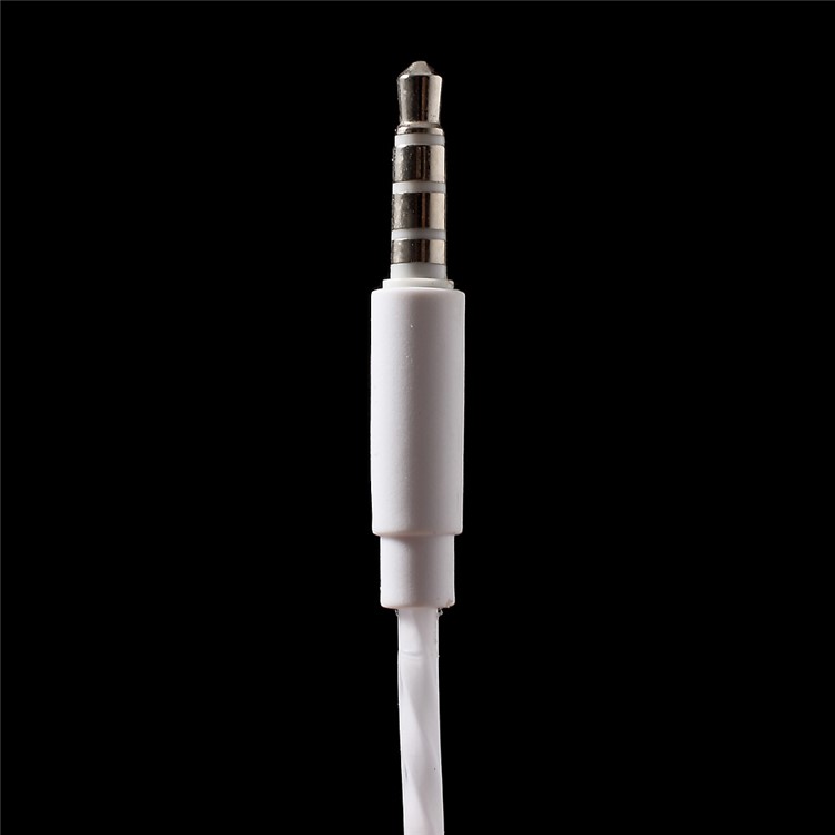 PINZUN EJ-005 3.5mm In-ear Earphone with Mic Volume Control for iPhone Samsung - White-1