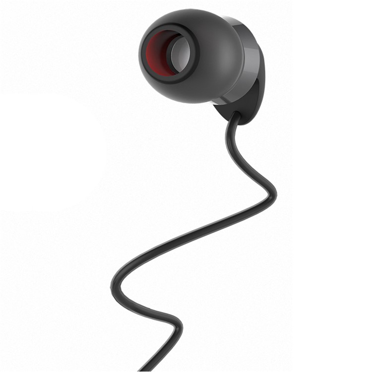 REMAX In-ear 3.5mm Earphone Headphone with Remote and Mic for iPhone Samsung - Black-1