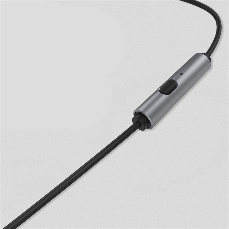 REMAX In-ear 3.5mm Earphone Headphone with Remote and Mic for iPhone Samsung - Black-1