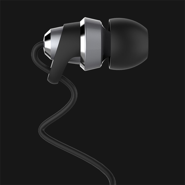 REMAX In-ear 3.5mm Earphone Headphone with Remote and Mic for iPhone Samsung - Black-1