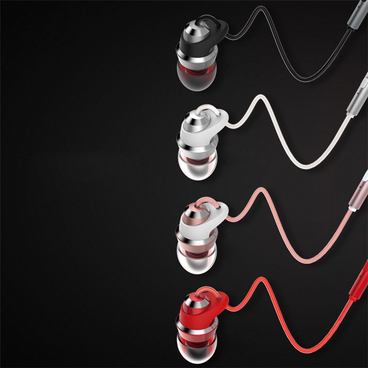 REMAX In-ear 3.5mm Earphone Headphone with Remote and Mic for iPhone Samsung - Black-1