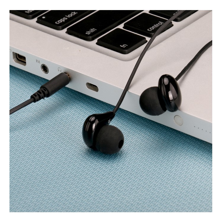 USAMS EP-9 3.5mm In-ear Earphone with Microphone for iPhone Samsung - Black-4