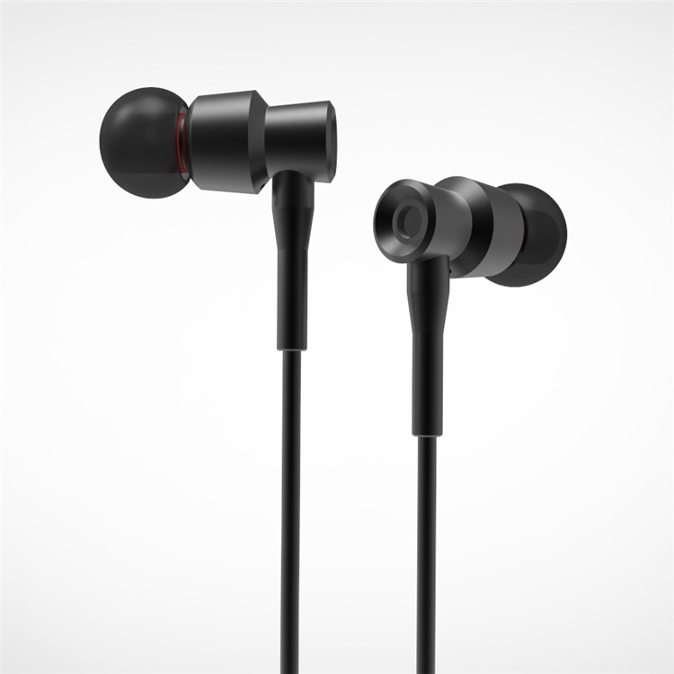 INHON M1 Wired 3.5mm In-ear HiFi Earphone Headphone with Mic for iPhone Samsung etc - Black-2