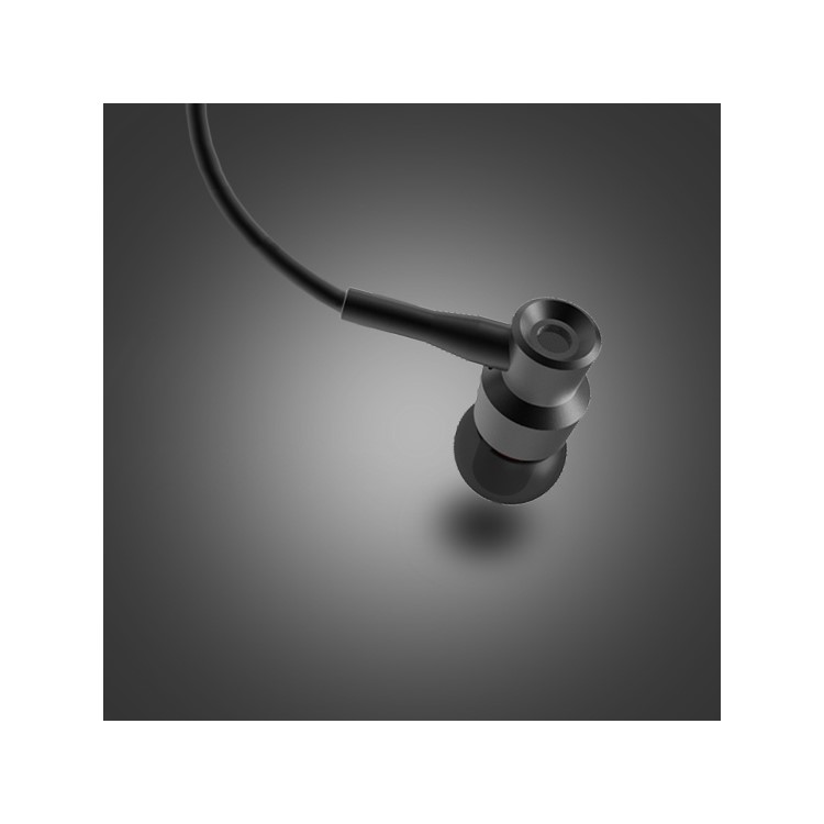 INHON M1 Wired 3.5mm In-ear HiFi Earphone Headphone with Mic for iPhone Samsung etc - Black-4