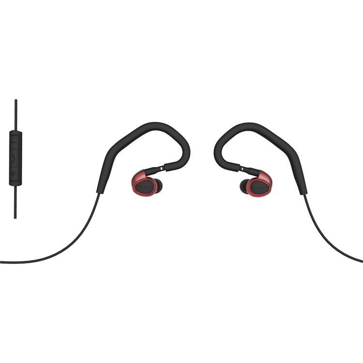 INHON M7 3.5mm In-ear Earphone with Mic for iPhone Samsung LG - Wine Red-1