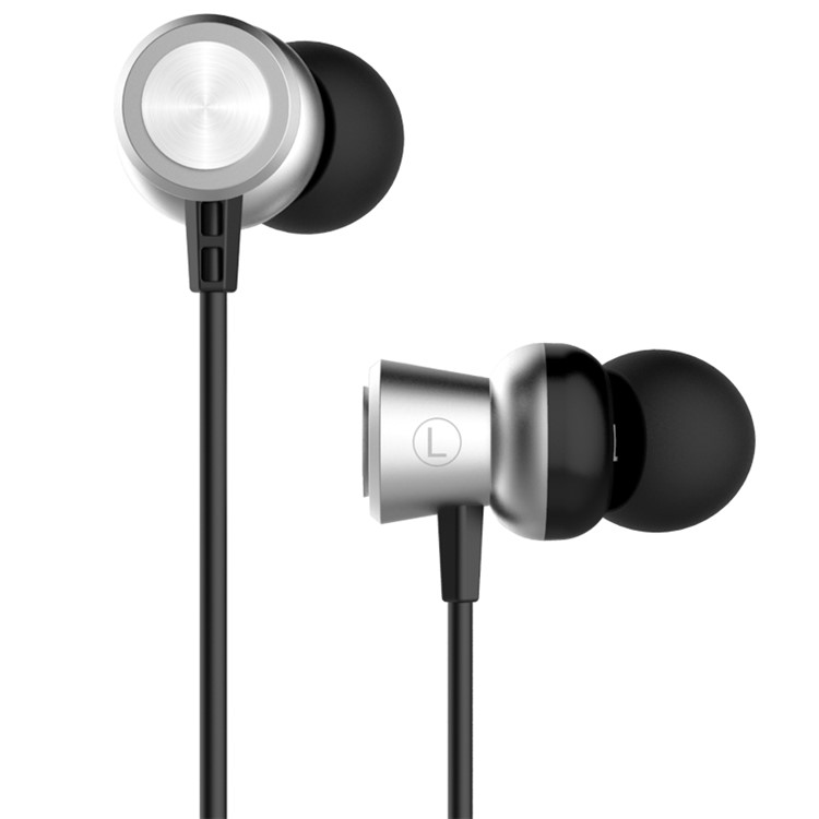 USAMS EP-10 3.5mm High Fidelity Aluminum Alloy In-ear Earphone for iPhone Samsung - Grey-1