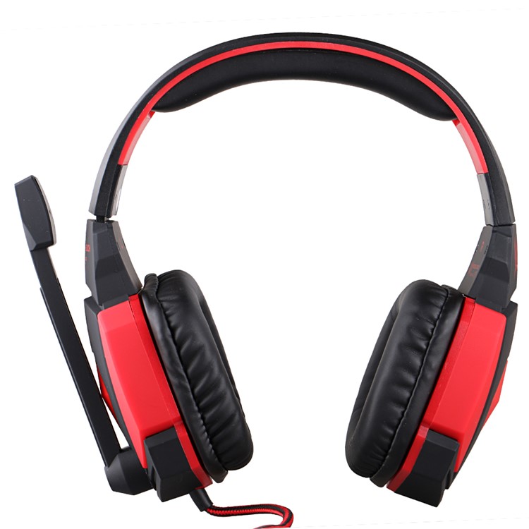 EACH G4000 PC Gaming Stereo Headset Kopfhörer mit Lautstärkeregler Mikrofon - Rot-2