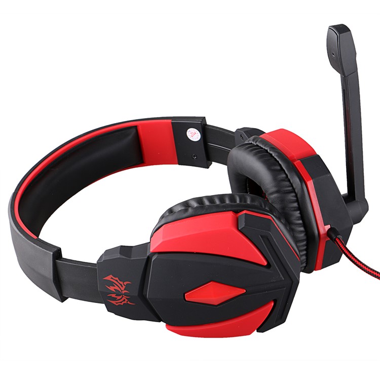 EACH G4000 PC Gaming Stereo Headset Kopfhörer mit Lautstärkeregler Mikrofon - Rot-6
