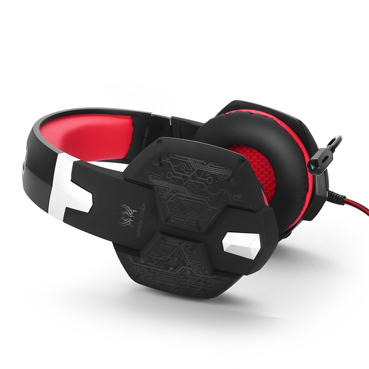 KOTION EACH G1000 Professional 3.5mm PC Gaming Stereo Headset Headphone with Mic LED Light - Red-3