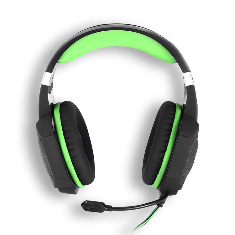 KOTION JEDER G1000 Professionelle 3,5-mm-PC-Gaming-Stereo-Kopfhörer Mit Mikrofon LED-Licht - Grün-4