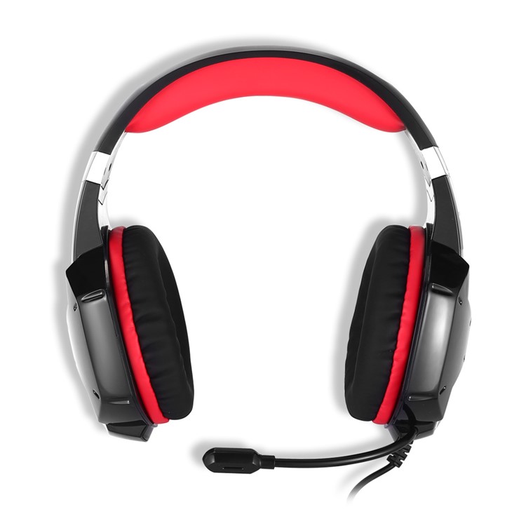 KOTION EACH G1200 3.5mm Spiel Kopfhörer Kopfhörer Stirnband mit Mic für PS4 PC Computer Laptop Smartphone - Rot-5