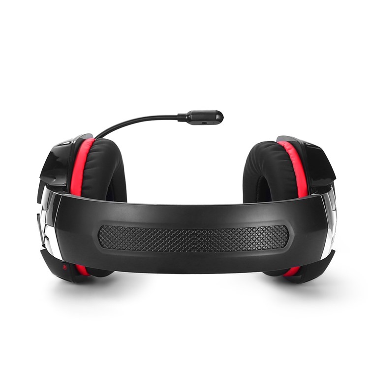 KOTION EACH G1200 3.5mm Spiel Kopfhörer Kopfhörer Stirnband mit Mic für PS4 PC Computer Laptop Smartphone - Rot-7