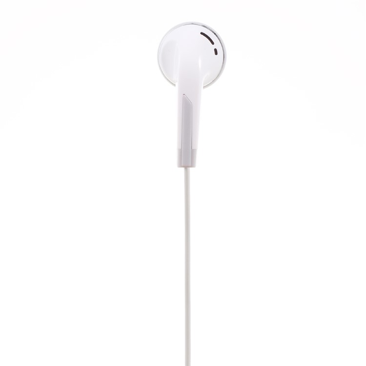 3.5mm In-ear Earphone Headset with Mic for iPhone Samsung Oppo Vivo - White-3