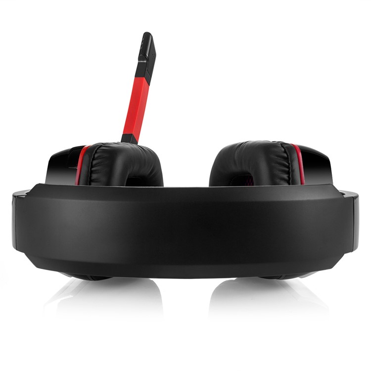 KOTION EACH G8000 3.5mm Gaming Headphone with Microphone & LED Lighting for PC MAC Laptop - Red-4