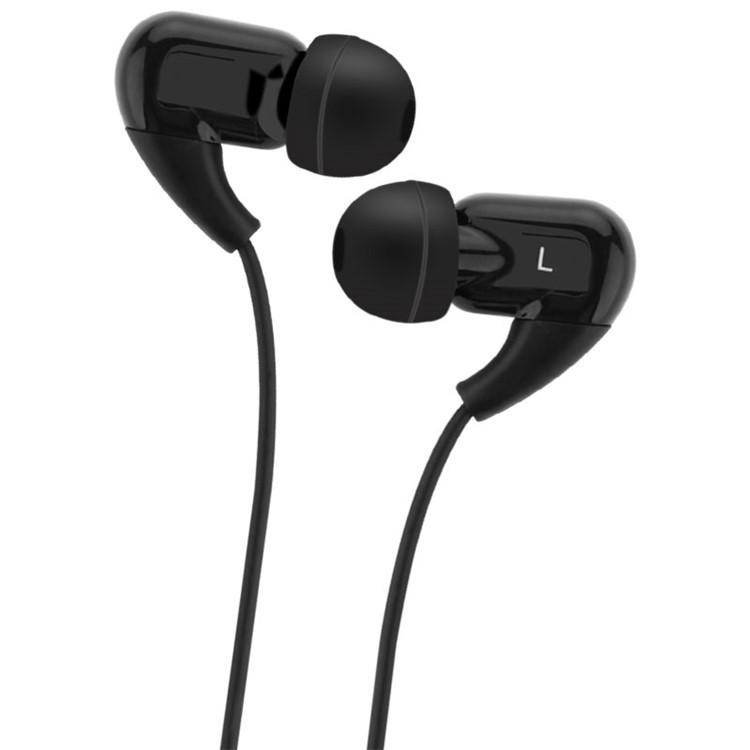 JOYROOM EL120 In-ear 3.5mm Wire HiFi Noise Cancelling Plastic Music Earphone with Mic - Black-2