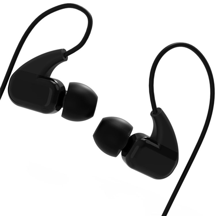 JOYROOM EL120 In-ear 3.5mm Wire HiFi Noise Cancelling Plastic Music Earphone with Mic - Black-3
