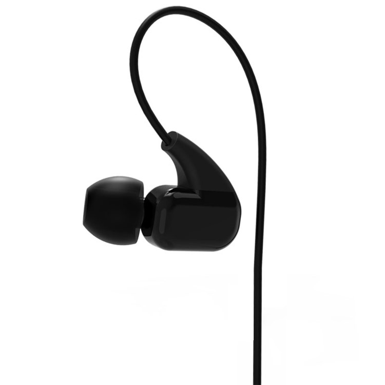 JOYROOM EL120 In-ear 3.5mm Wire HiFi Noise Cancelling Plastic Music Earphone with Mic - Black-5