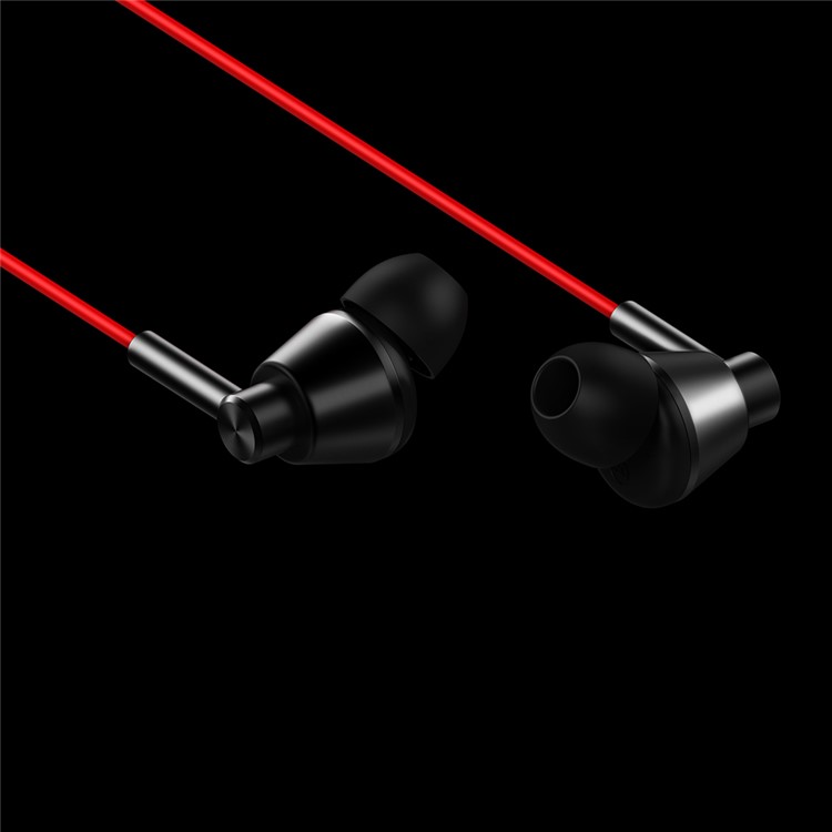 XOOMZ Nylon Woven 3.5mm Wire In-ear Earphone with Mic and Line-in Control - Red-10