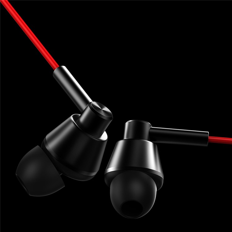 XOOMZ Nylon Woven 3.5mm Wire In-ear Earphone with Mic and Line-in Control - Red-11