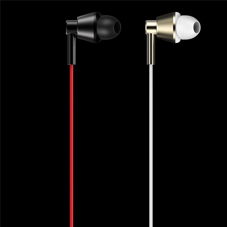 XOOMZ Nylon Woven 3.5mm Wire In-ear Earphone with Mic and Line-in Control - Red-13