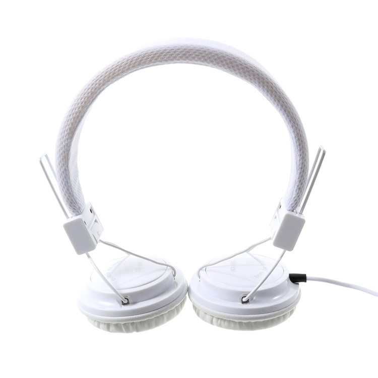 JKR 101 3,5 Mm Verdrahtet Stereo-Headset Kopfhörer Über-Ohr-Kopfhörer Mit Mikrofon (CE-Zertifizierung) - Weiß-3