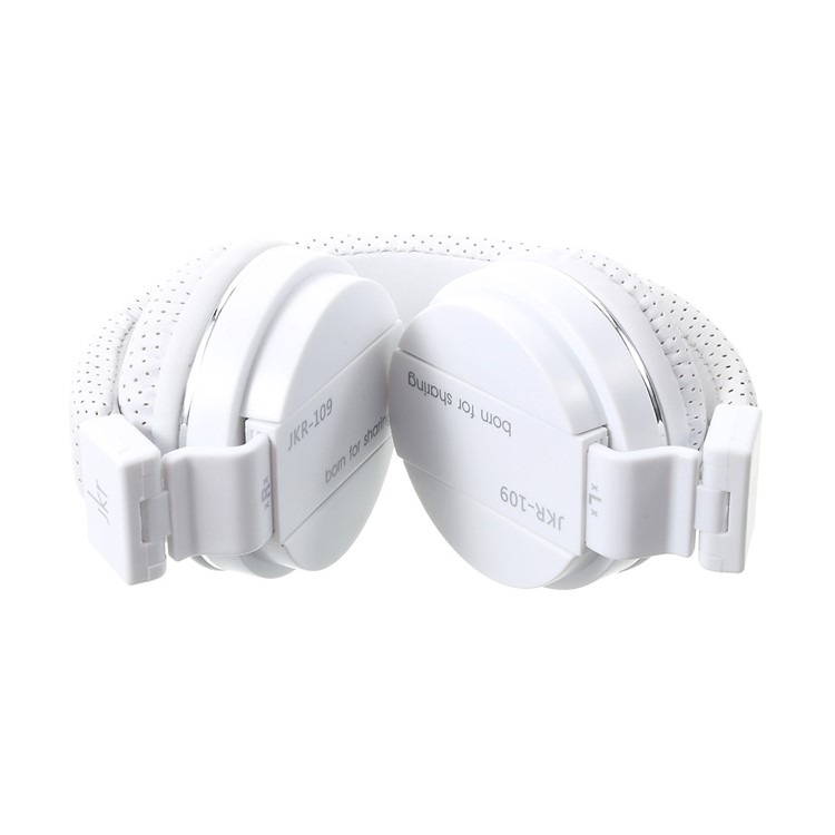 JKR 109 3,5-mm-Stecker Wired HiFi-Headset-Ohrhörer Stereo-Ohrhörer mit Mikrofon (CE-Zertifizierung) - Weiß-10