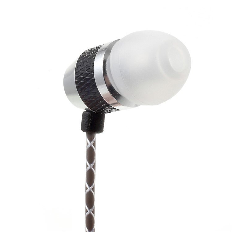 APOLOK T1 3.5mm Wired Metal Earphone In-ear with Mic & Remote Control - Black-4