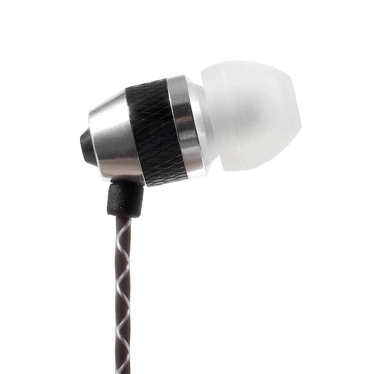 APOLOK T1 3.5mm Wired Metal Earphone In-ear with Mic & Remote Control - Black-5