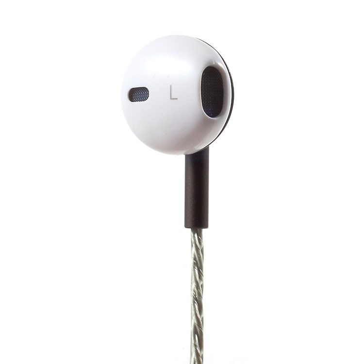 APOLOK T6 3.5mm Wired Stereo In-ear Headphone with Microphone & Remote Control - Black-4