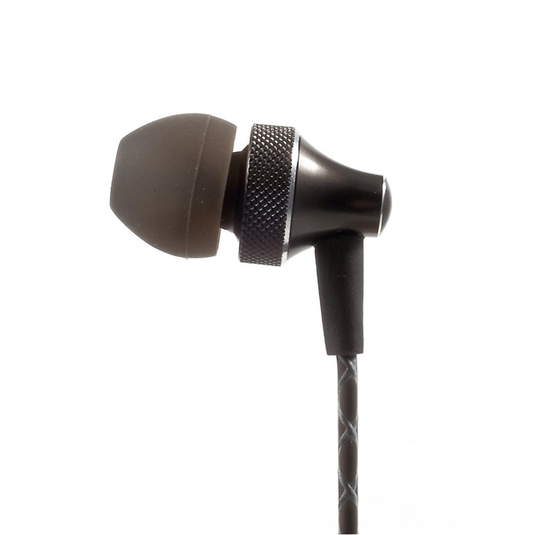 APOLOK T2 Metal Stereo 3.5mm In-ear Earphone with Microphone & Remote Control - Black-5