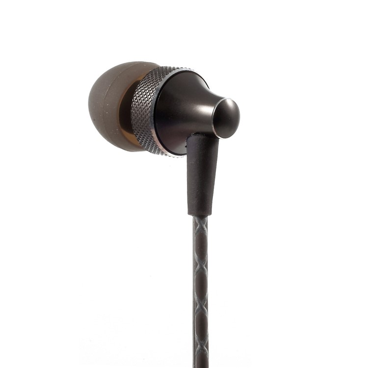 APOLOK T2 Metal Stereo 3.5mm In-ear Earphone with Microphone & Remote Control - Black-6